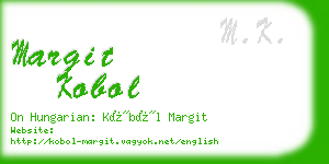 margit kobol business card